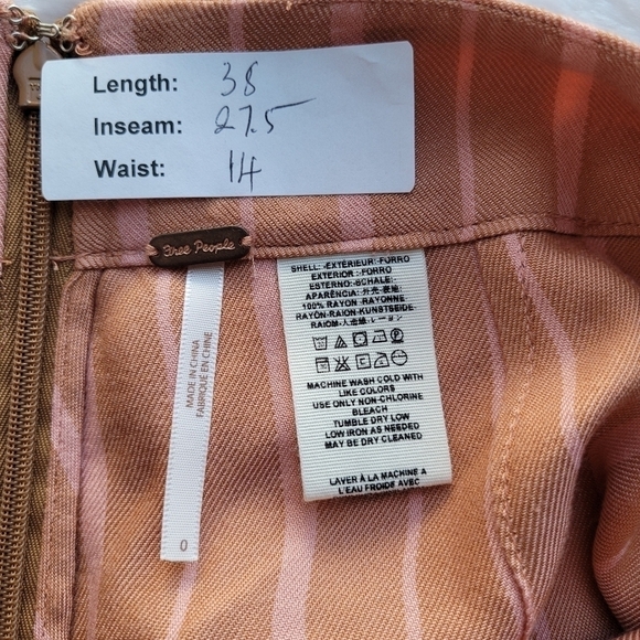 FREE PEOPLE Striped Open Leg Pant - Picture 8 of 9